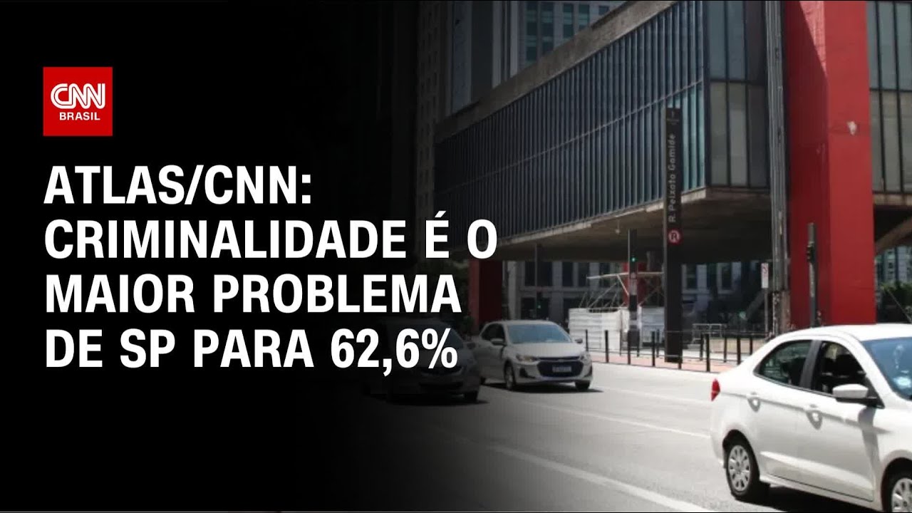 Atlas/CNN: criminalidade é o maior problema de SP para 62,6% | CNN NOVO DIA