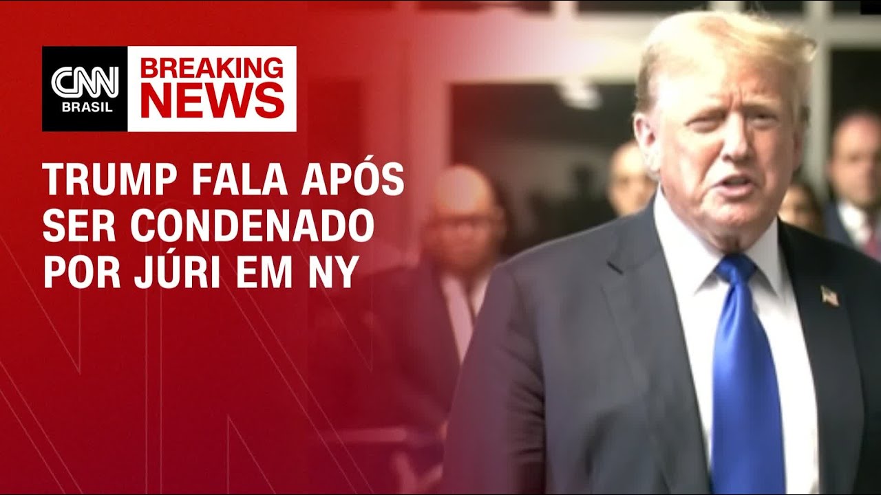 Agora: Trump fala após ser condenado por júri em NY | CNN ARENA