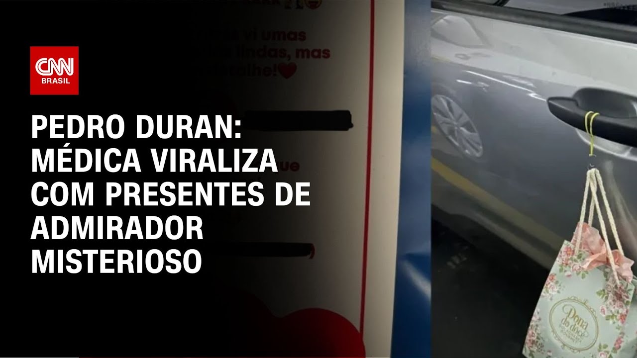 Pedro Duran: Médica viraliza com presentes de admirador misterioso | CNN NOVO DIA