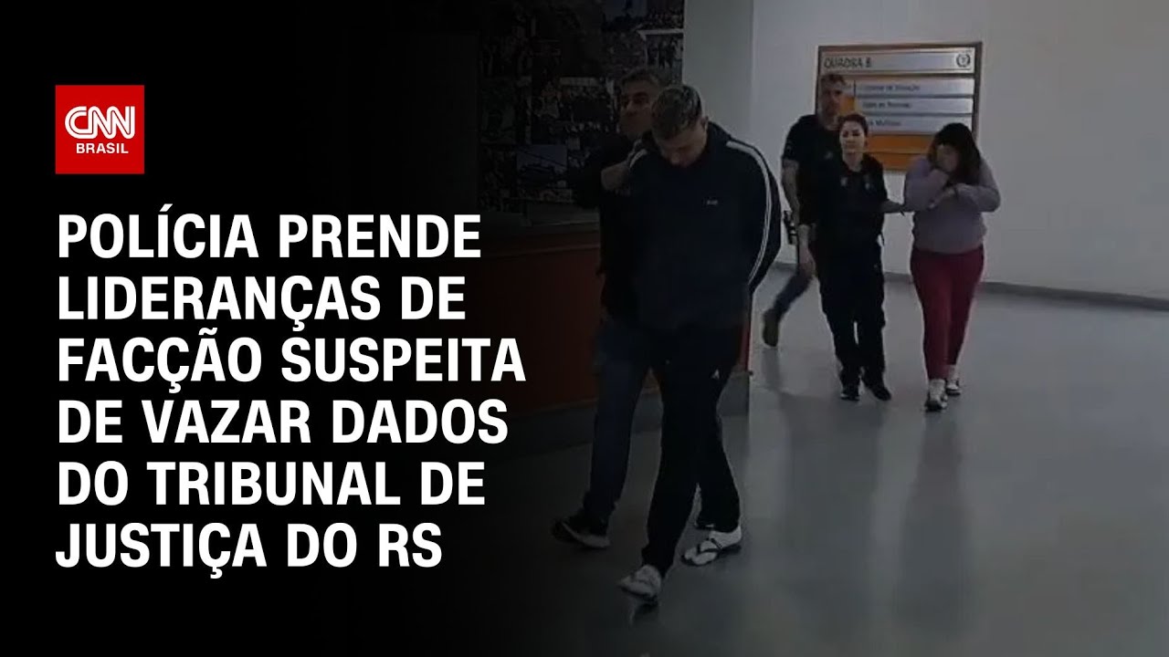 Polícia prende lideranças de facção suspeita de vazar dados do Tribunal de Justiça do RS | NOVO DIA