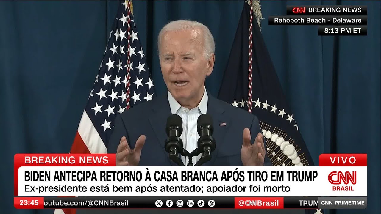 Casa Branca: Biden conversou com Trump após atentado | CNN PRIMETIME