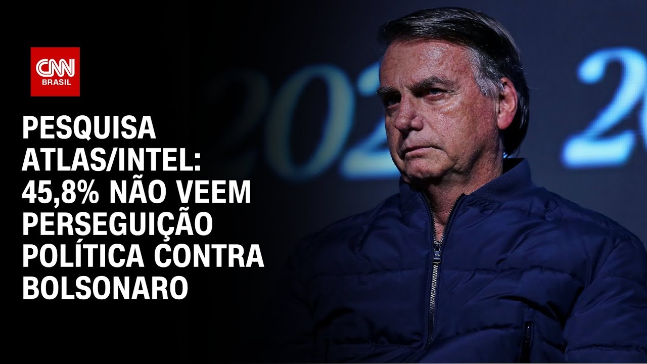 Pesquisa Atlas/Intel: 45,8% não veem perseguição política contra Bolsonaro | GPS CNN