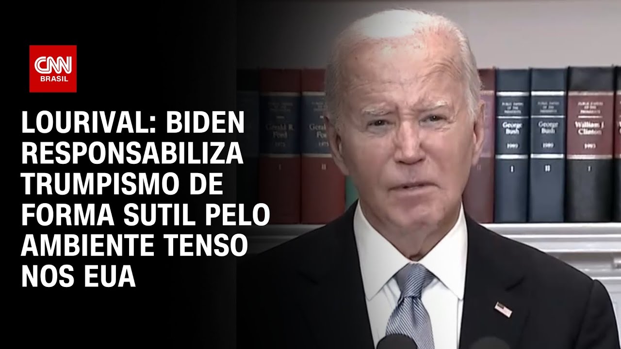 Lourival: Biden responsabiliza trumpismo de forma sutil pelo ambiente tenso nos EUA | CNN PRIMETIME