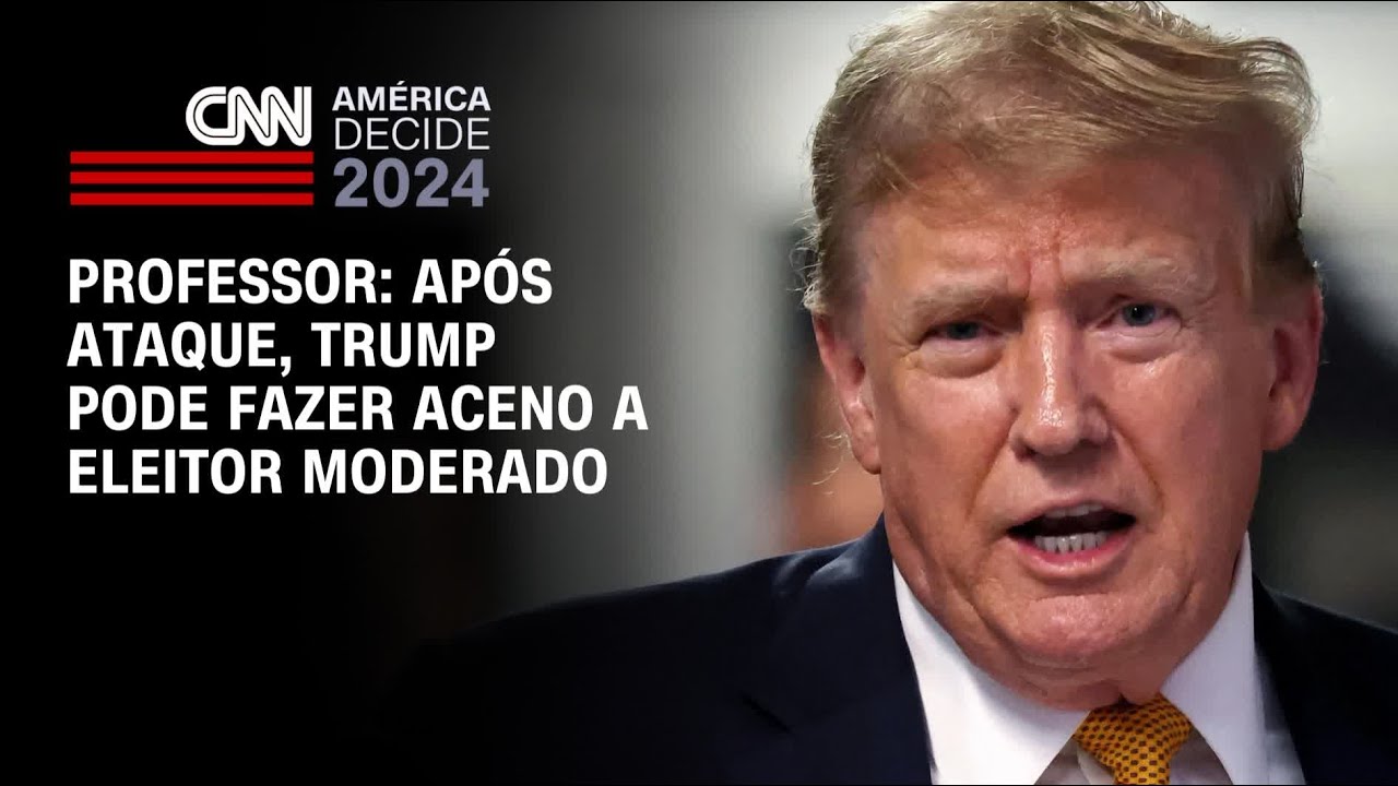 Professor: Após ataque, Trump pode fazer aceno a eleitor moderado | CNN NOVO DIA