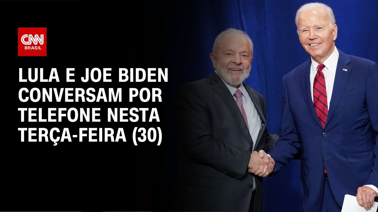 Lula e Joe Biden conversam por telefone nesta terça-feira (30) | CNN NOVO DIA