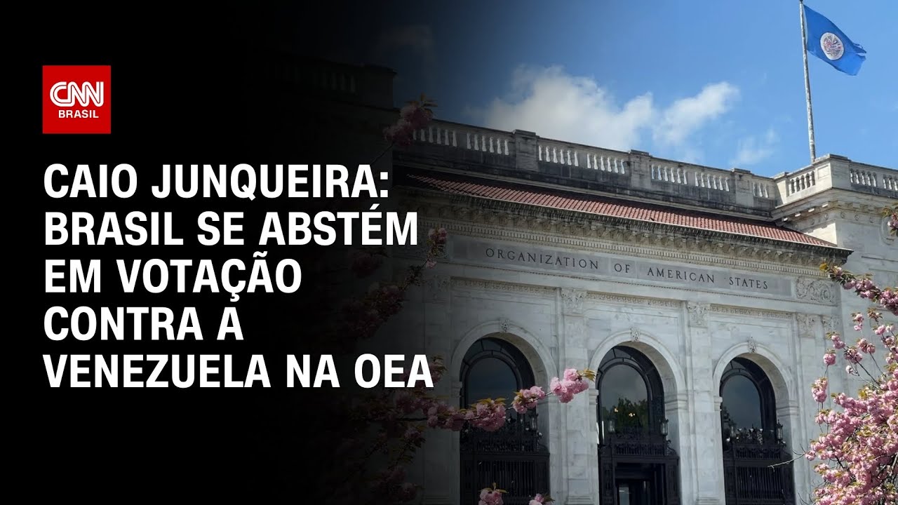 Caio Junqueira: Brasil se abstém em votação contra a Venezuela na OEA | CNN PRIME TIME