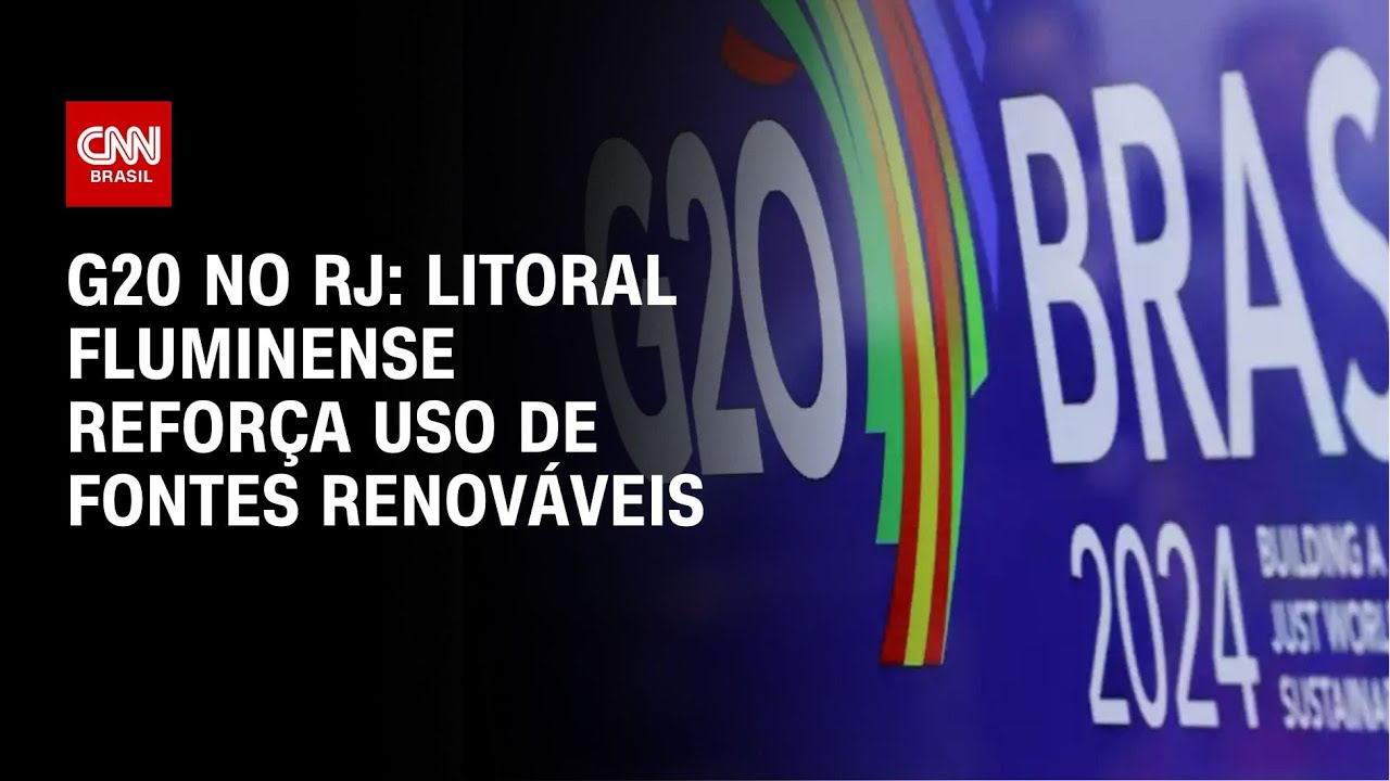 G20 no RJ: Litoral fluminense reforça uso de fontes renováveis | CNN NOVO DIA