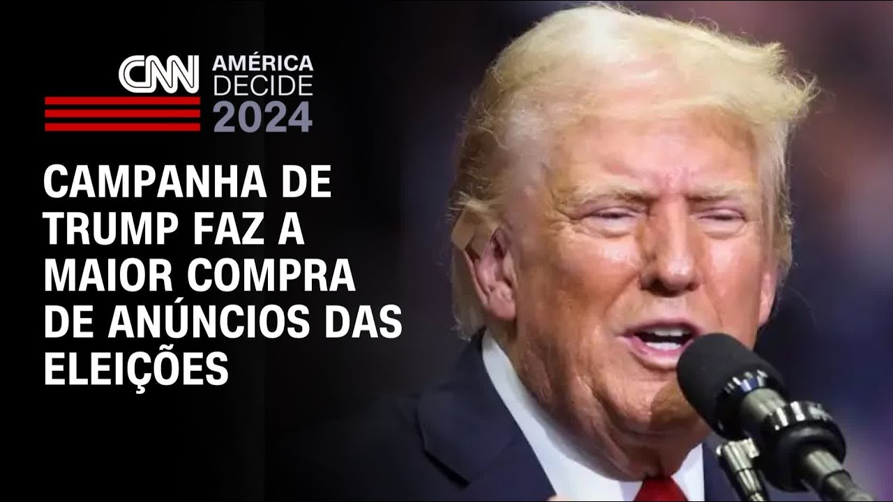 Campanha de Trump faz a maior compra de anúncios das eleições | BASTIDORES CNN