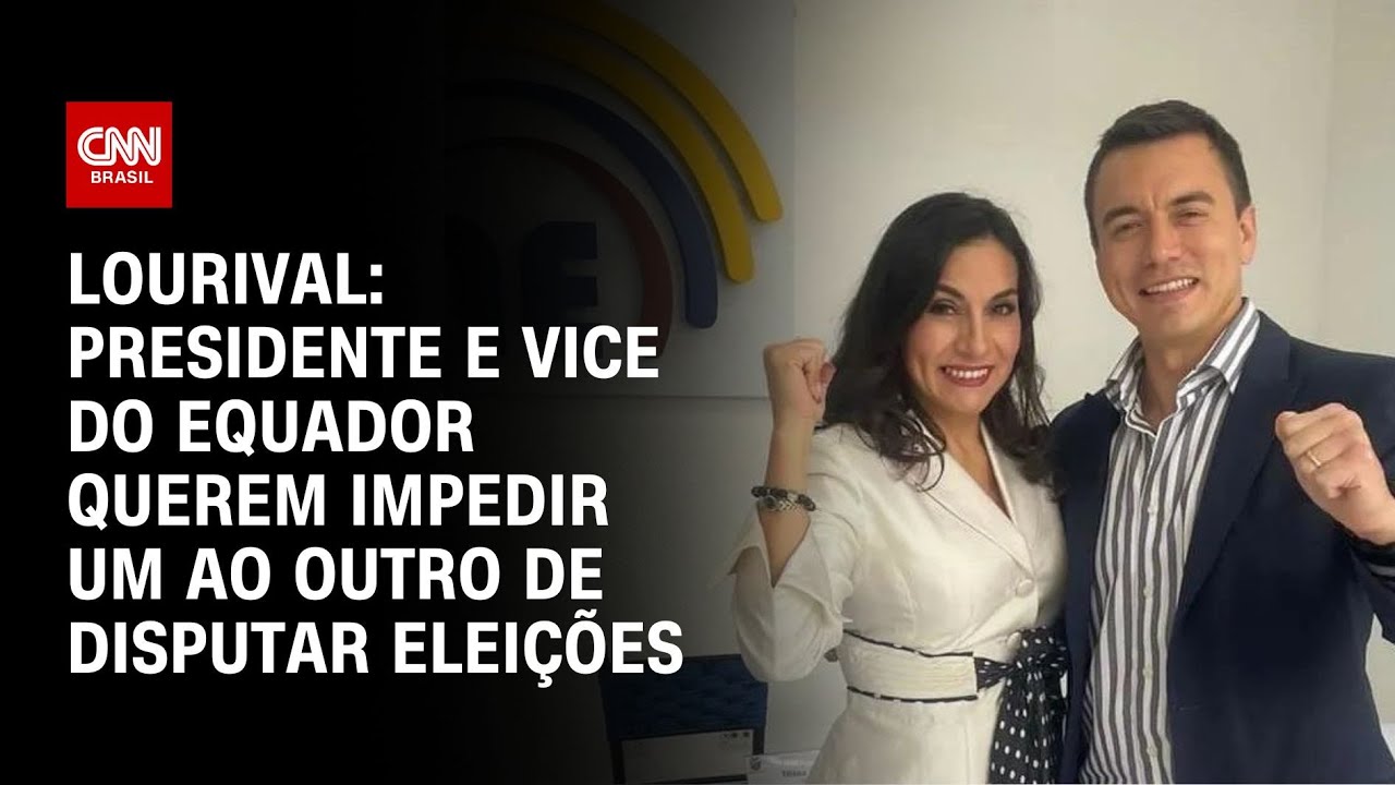 Lourival: Presidente e vice do Equador querem impedir um ao outro de disputar eleições | PRIME TIME