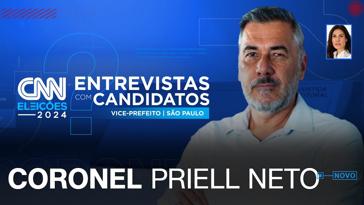 Coronel Priell Neto (Novo) | CNN Eleições: entrevistas com vices – São Paulo